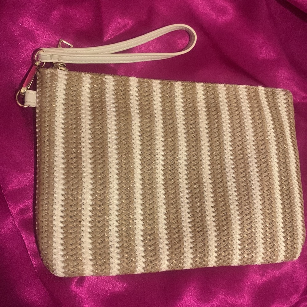 Madison West little straw purse NWOT